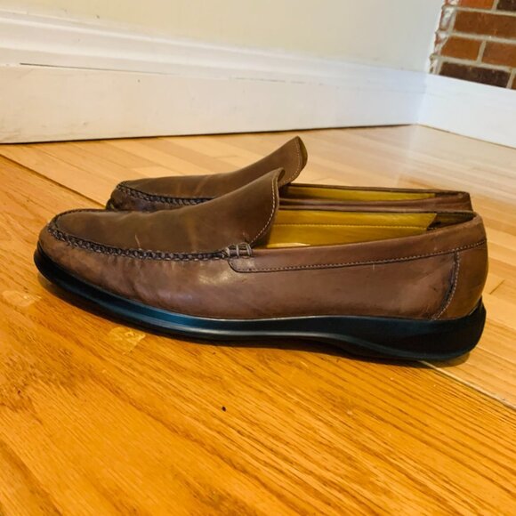 Cole Haan Mens Brown Leather Loafers Size US 10.5 M - Picture 5 of 12